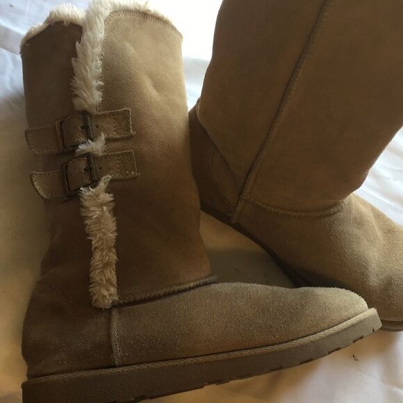 Vintage pull on Winter Boots Size 7 - Picture 2 of 10